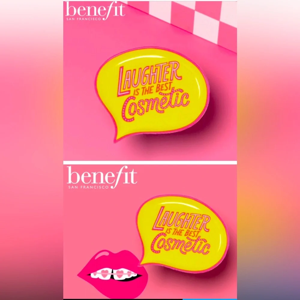 Benefit Cosmetics “Laughter is the Best Medicine” Trinket/Jewelry Dish
